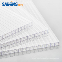 2100mm(max.) High Quality Twinwall Milky White Polycarbonate Hollow Sheet
